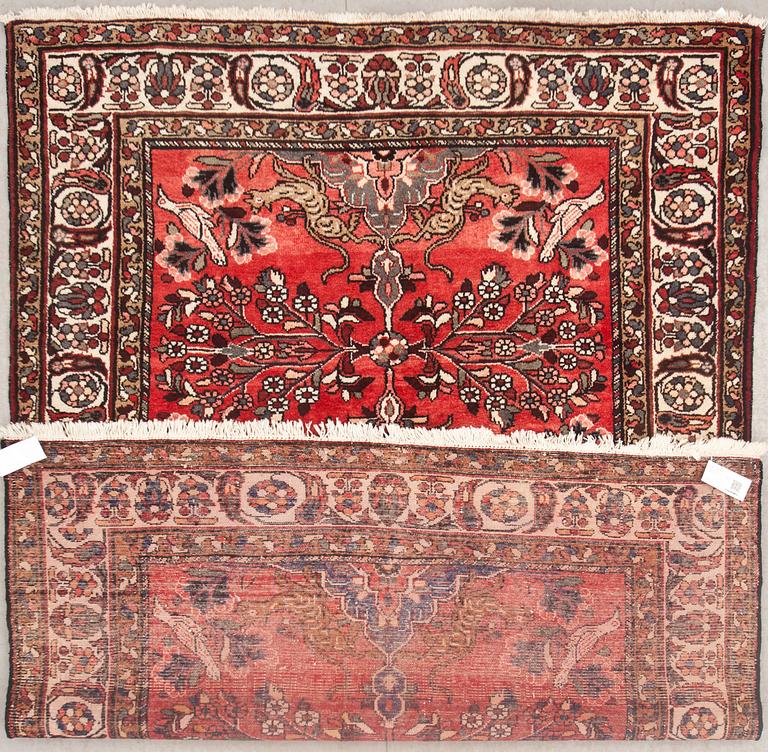 MATTA, old, Iran. Figural. Ca 220 X 158 cm.