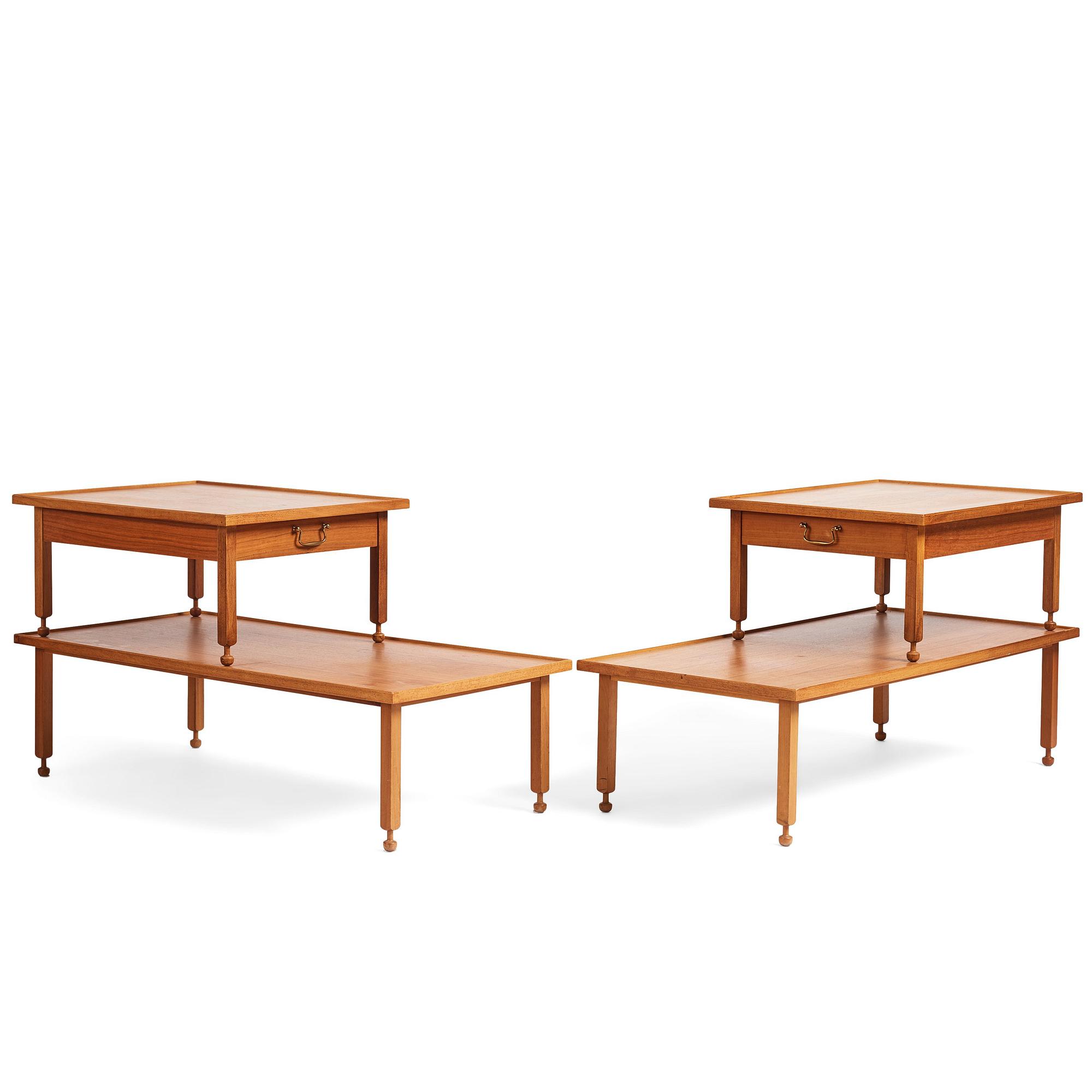 Josef Frank, bord, ett par modell 1073, Firma Svenskt Tenn före 1985.