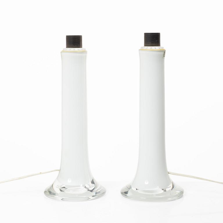 Uno & Östen Kristiansson, bordslampor, ett par, Luxus, Vittsjö, 1960/70-tal.