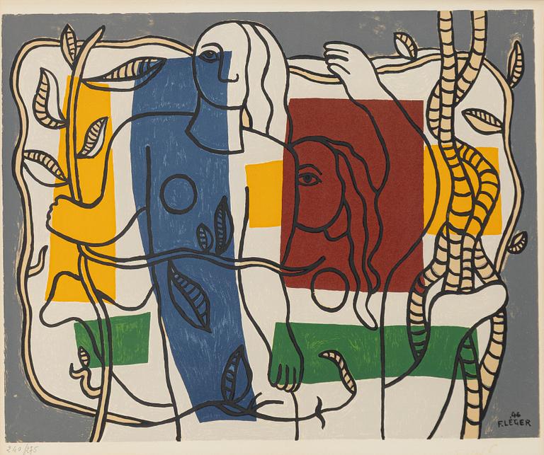 Fernand Léger, after, "Le jardin".