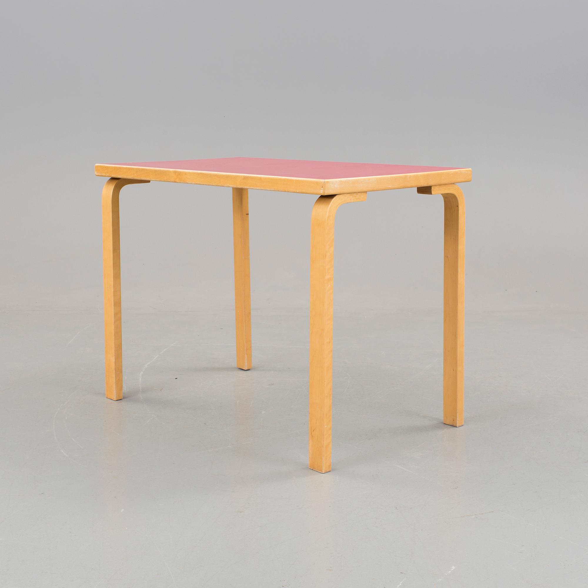 Table, Alvar Aalto, late 20th century.