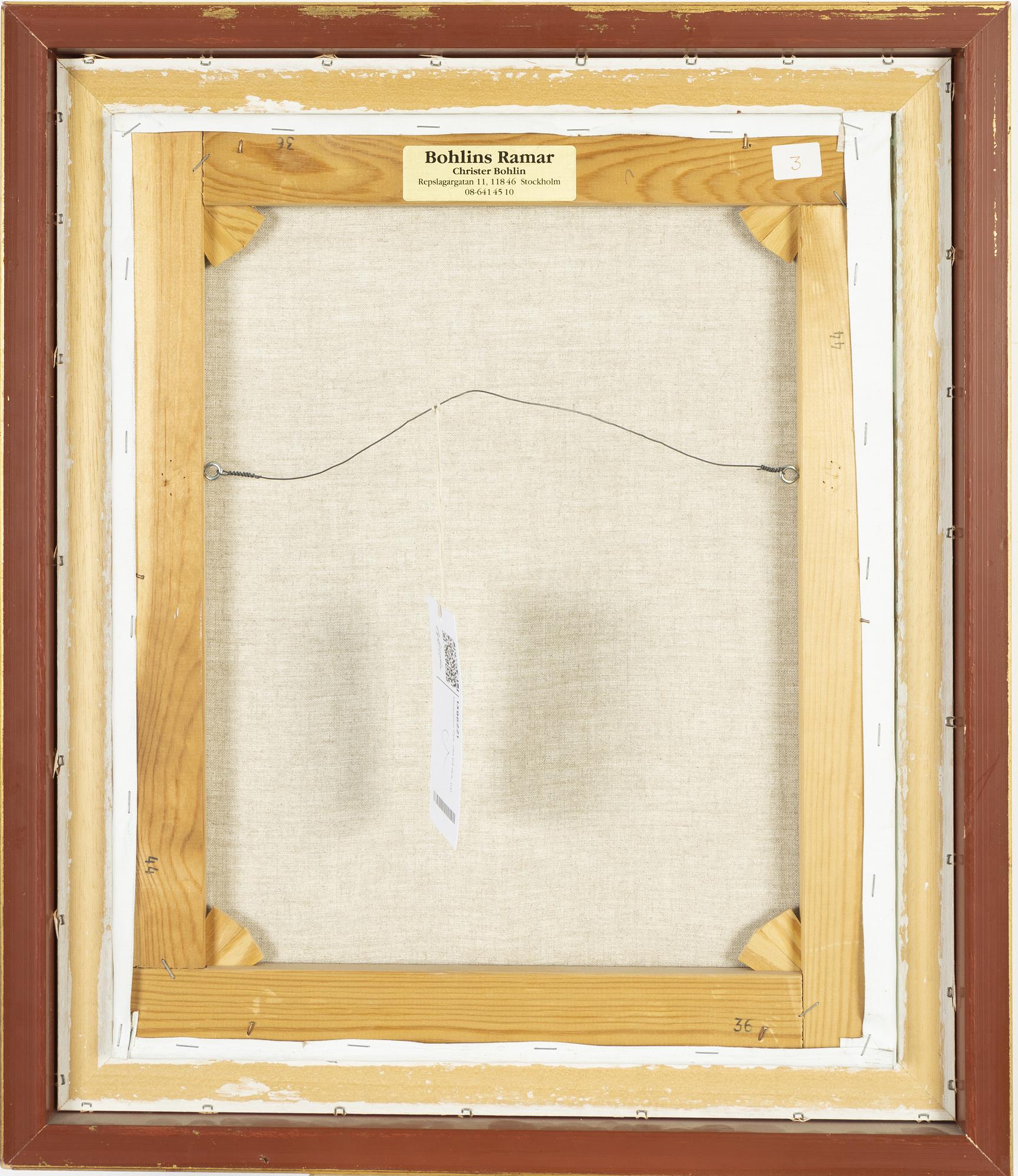 Madeleine Pyk, oil on canvas, signed.