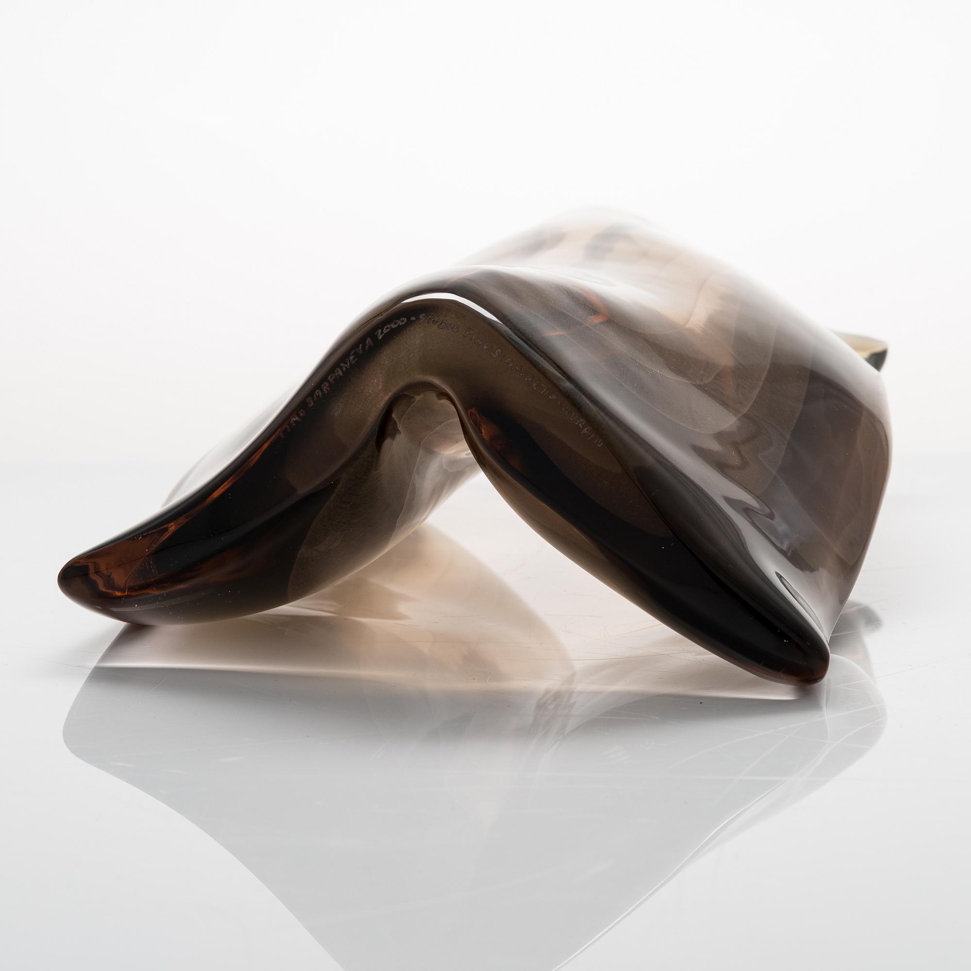 Timo Sarpaneva, a 'Liber Mundi' sculpture signed Timo Sarpaneva  Studio Pino Signoretto, Murano. 2000.