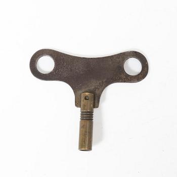 Table pendulum clock, Farcot Breveté, France, late 19th century.