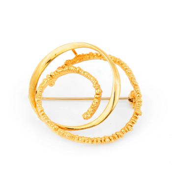 BROSCH, 18K guld.