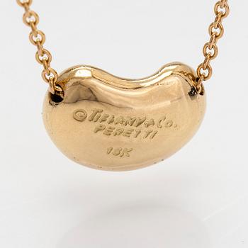 Tiffany & Co, Elsa Peretti, an 18K gold 'Bean' necklace.