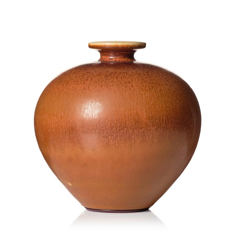 Berndt Friberg, a stoneware vase, Gustavsberg studio, Sweden 1958.