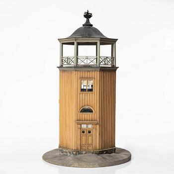 Göran Josephzohn, house model, depicting Wittrock's tower, Djurgården, Stockholm.
