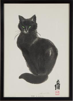 DA WEI (David) KWO (1919-2003), print, signed. Printed by Triton press inc, New york 1958.