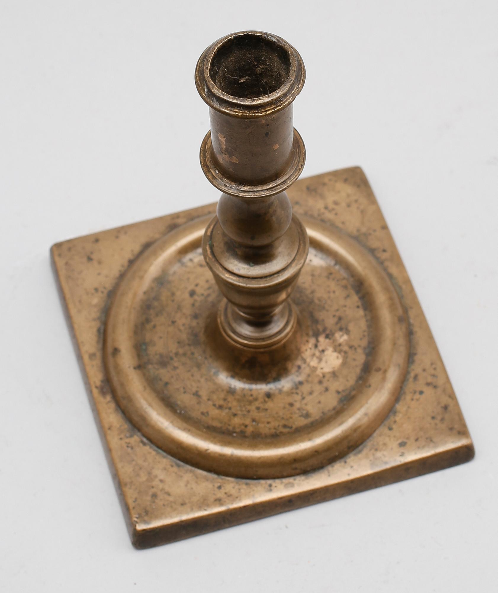 LJUSSTAKE, brons, barock, 1600-/1700-tal.