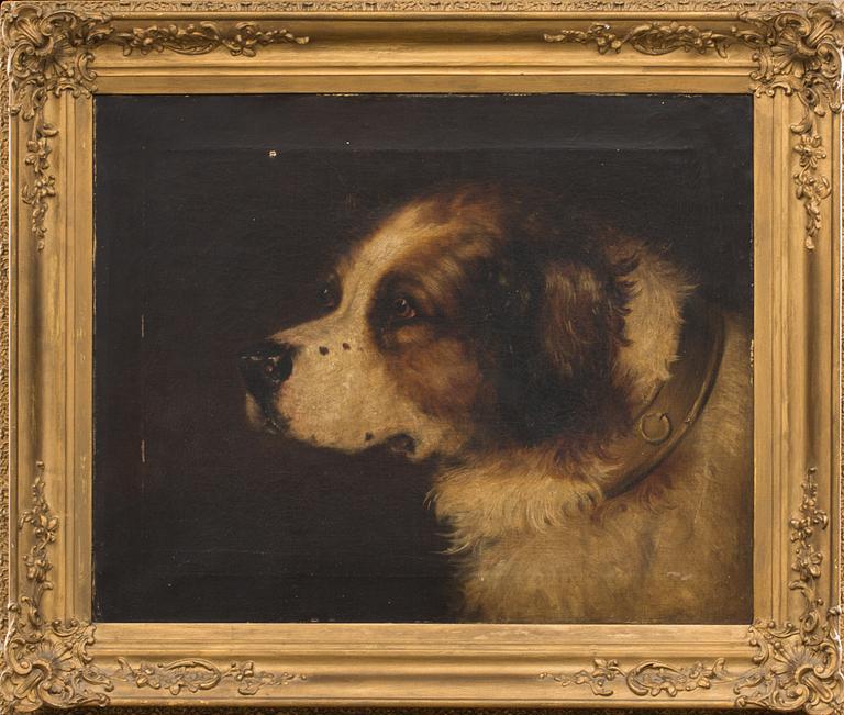 OKÄND KONSTNÄR, olja på duk. England, 1800-tal.