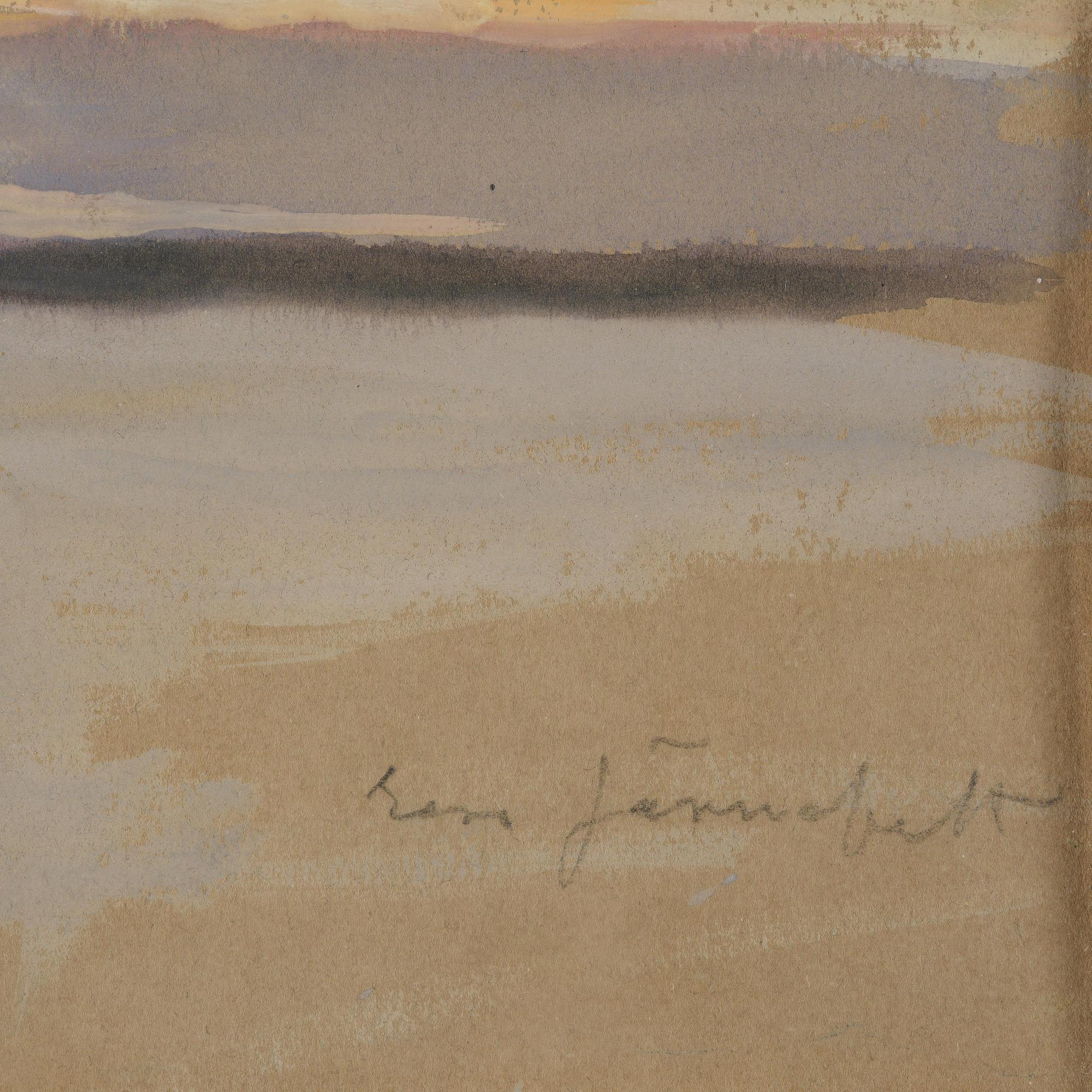 Eero Järnefelt, Solnedgång över havet.