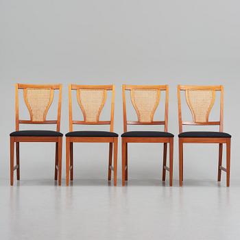 Stolar, 4 stycken, Sverige 1900-talets andra hälft.