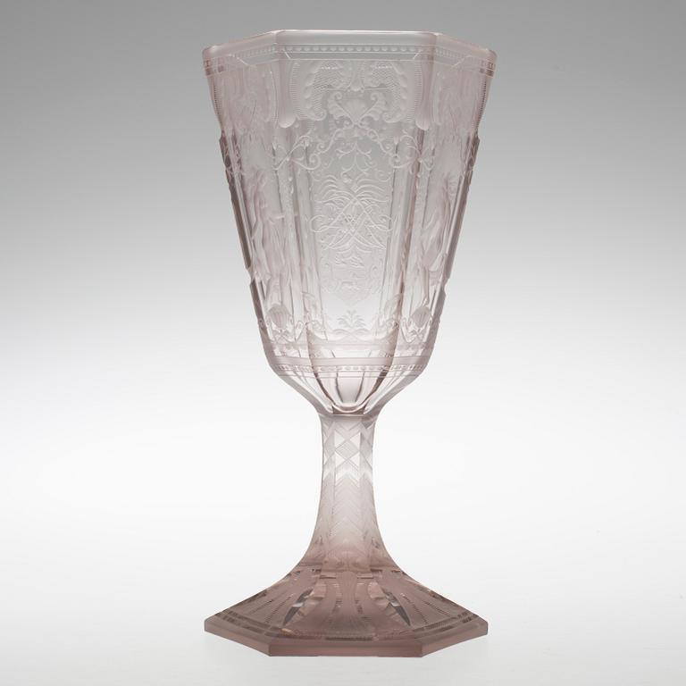 POKAL, glas, Simon Gate, Orrefors, 1923.