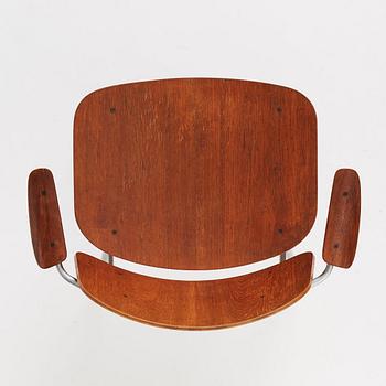 Børge Mogensen, a teak desk and chair, Søborgs Møbelfabrik, Danmark 1950s.