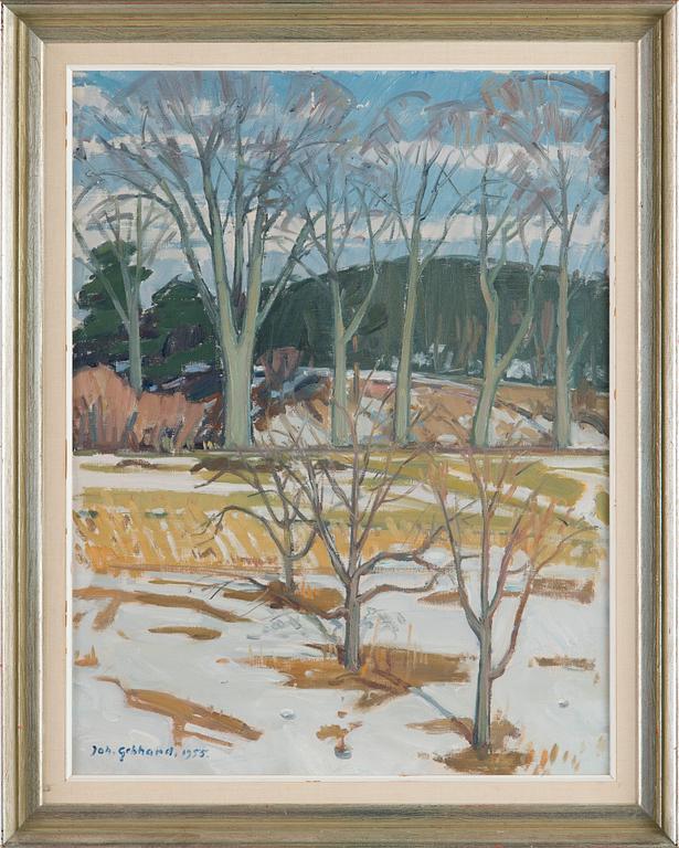 Johannes Gebhard, Early spring.