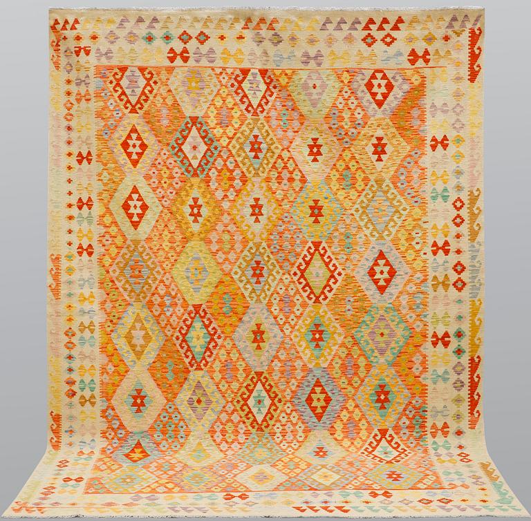 A carpet, Kilim, ca 344 x 252 cm.