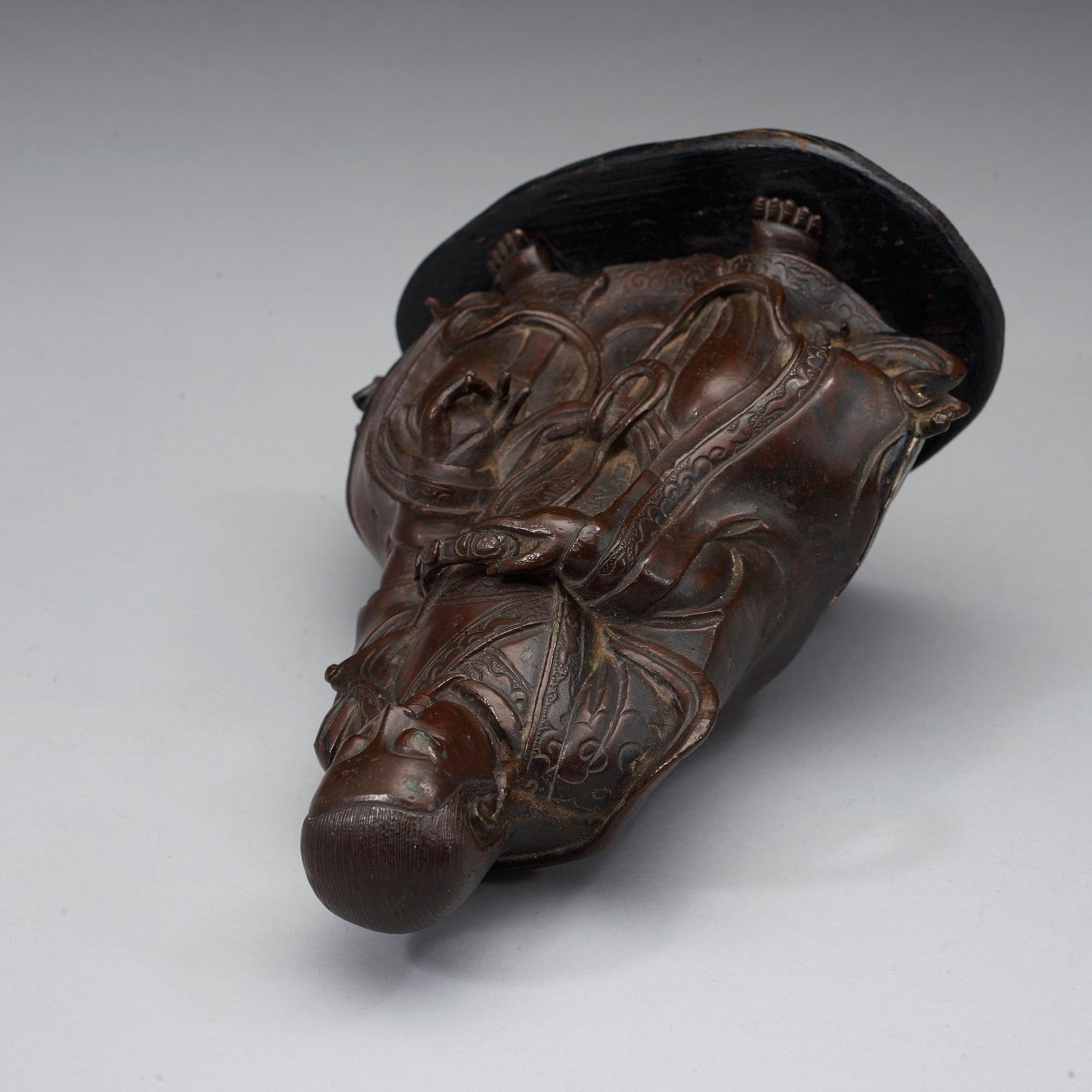 DAOISTISK GUDOM, brons, 1600-tal.