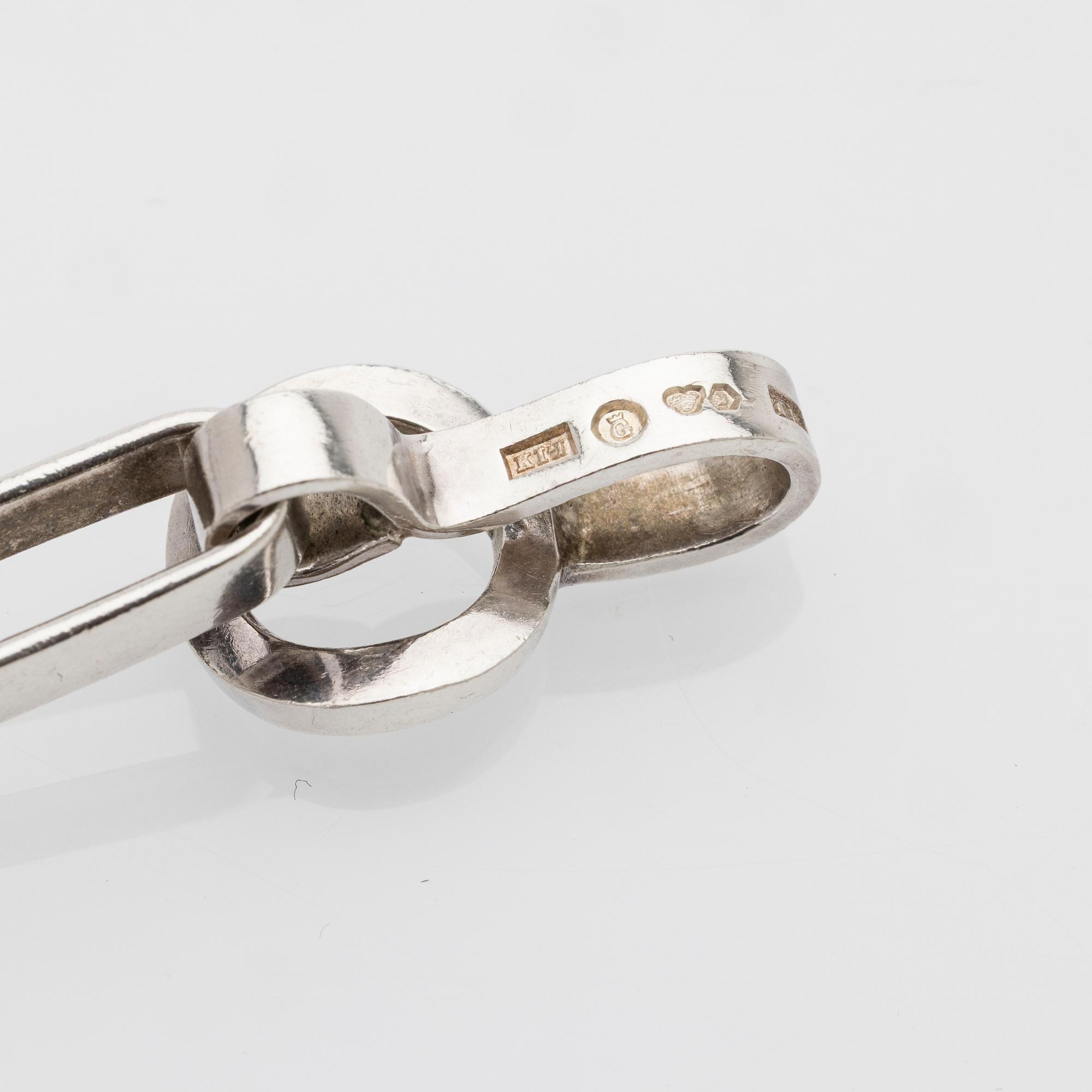 Karl-Ingemar och Cecilia Johansson, Collier silver, Göteborg 1969.