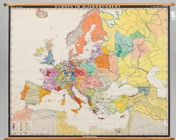 SKOLKARTA, Europa 1500-tal.