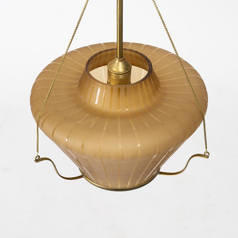 Ceiling lamp, Swedish Modern, mid-20th century.
