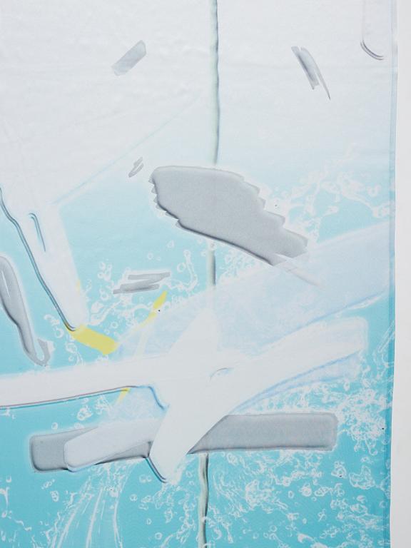 Petra Cortright, digital print on silk, executed in 2014.