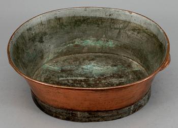 BALJOR, 2 st, koppar, 1800/1900-tal.