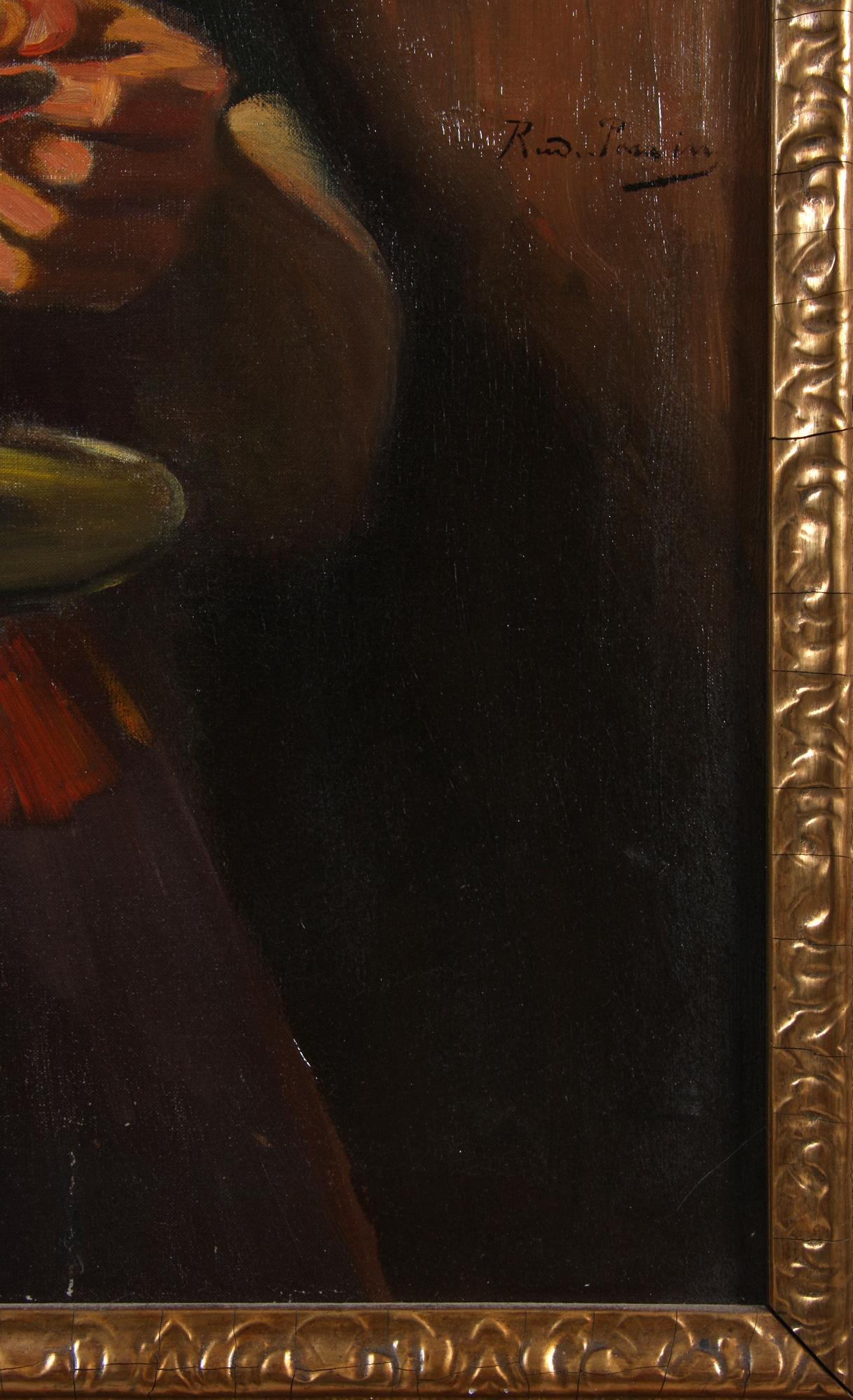 RUDOLF POSSIN, olja på duk, sign.