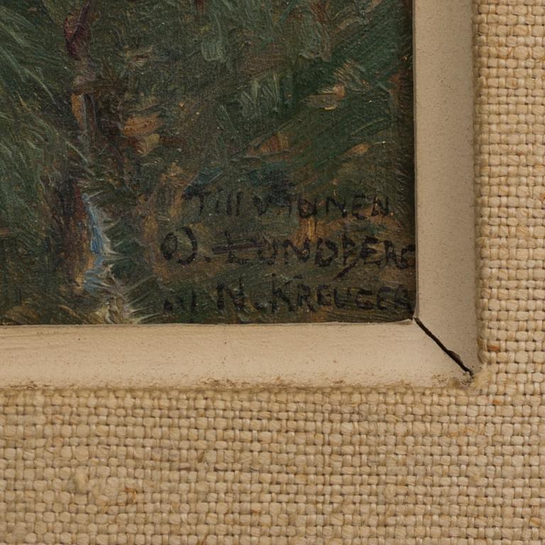 Nils Kreuger, Landskapsutsnitt med väg.