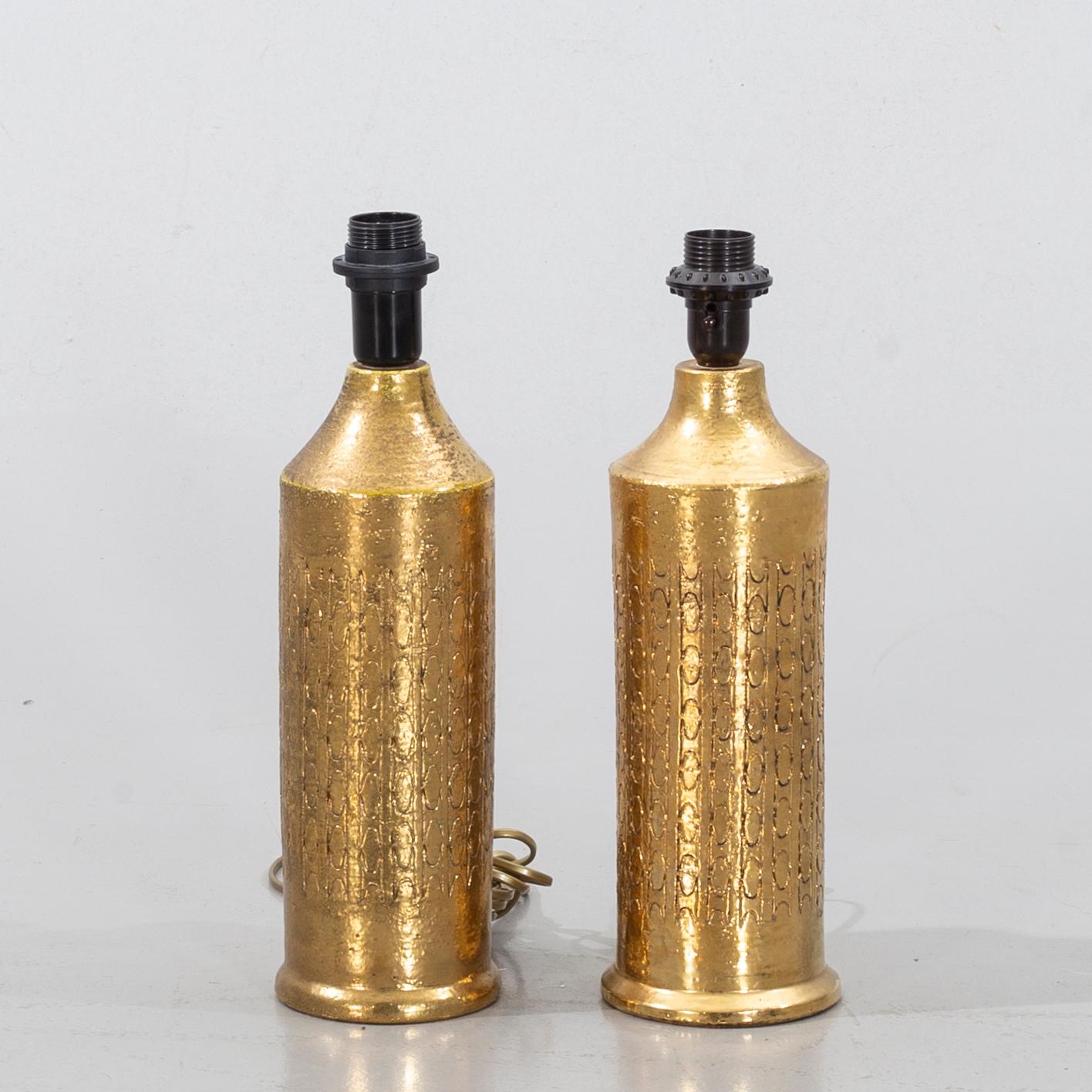 BERGBOMS, a pair of table lamps, second half of the 20th century.