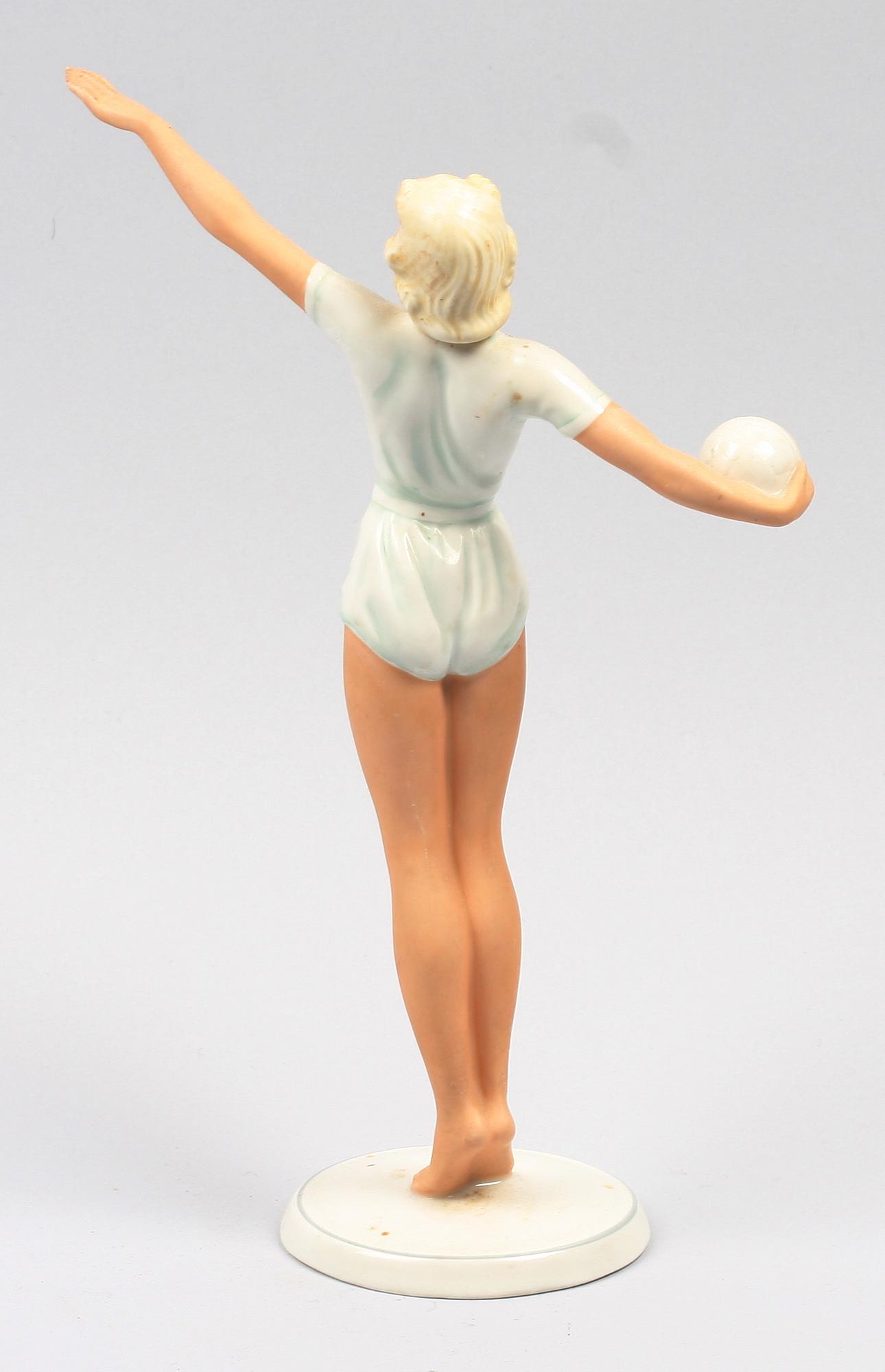 FIGURIN, porslin, Schaubach Kunst, Tyskland 1930-40-tal.