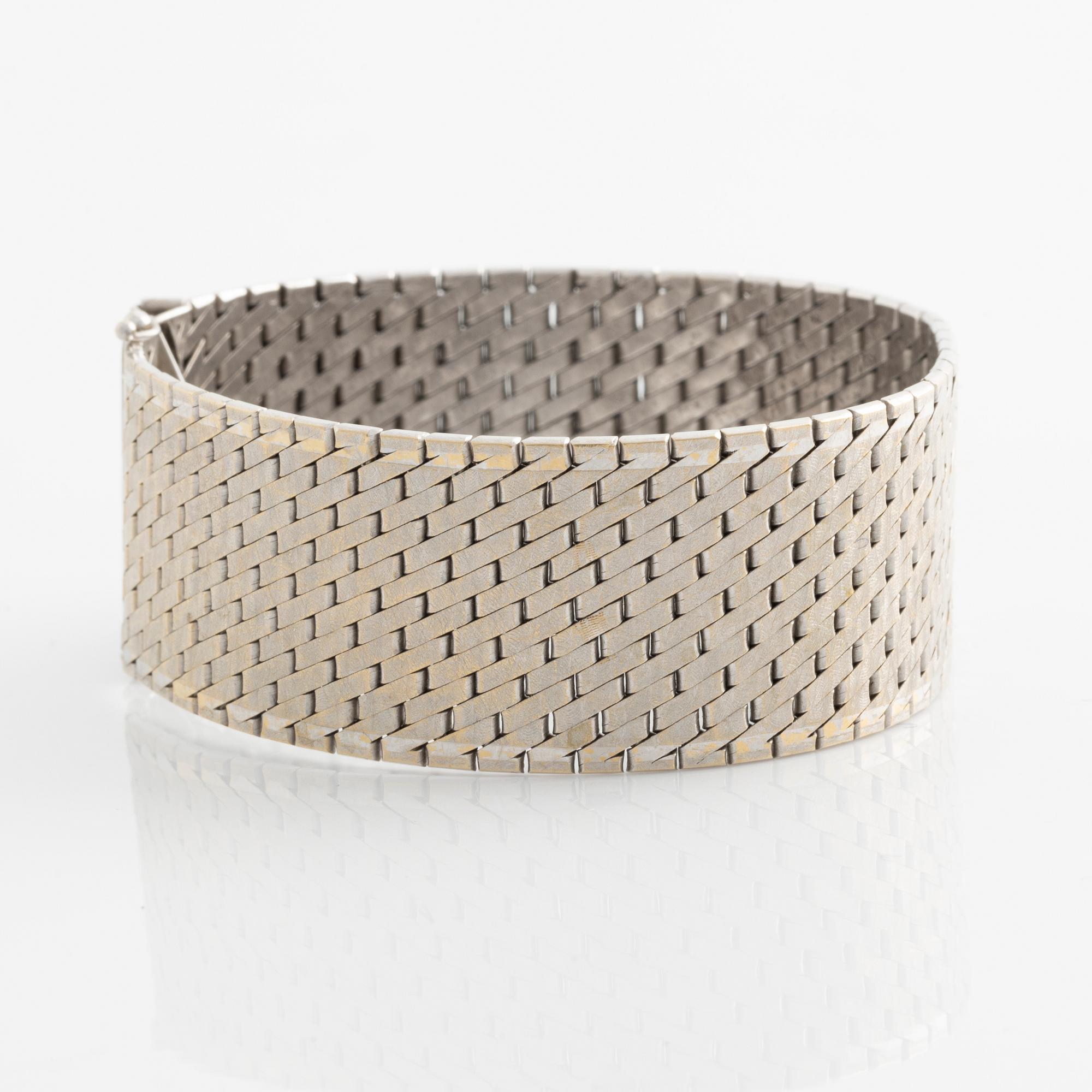 Bucherer, armband, 18K vitguld,