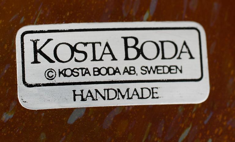 BORDSLAMPA, glas, Kosta Boda.