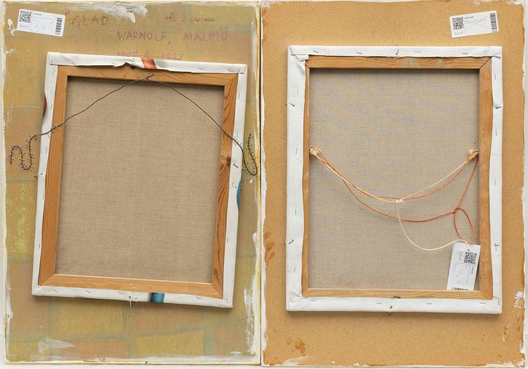Bertil Warnolf, ‘Hole in the Wall’ and untitled.