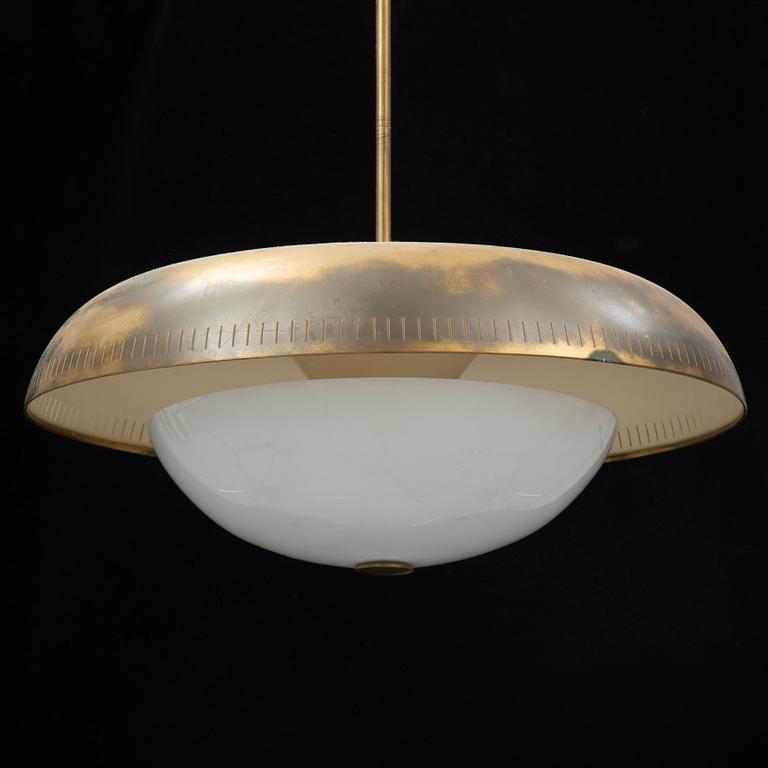 HARALD ELOF NOTINI, a model 11555 ceiling light, Böhlmarks, 1940's.