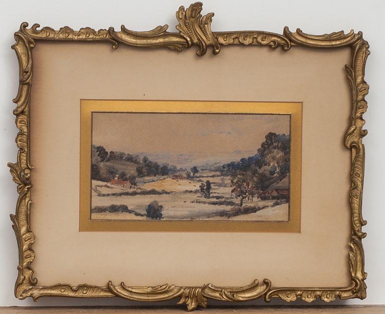 OKÄND KONSTNÄR, akvarell, Skottland. 1800-talets slut.