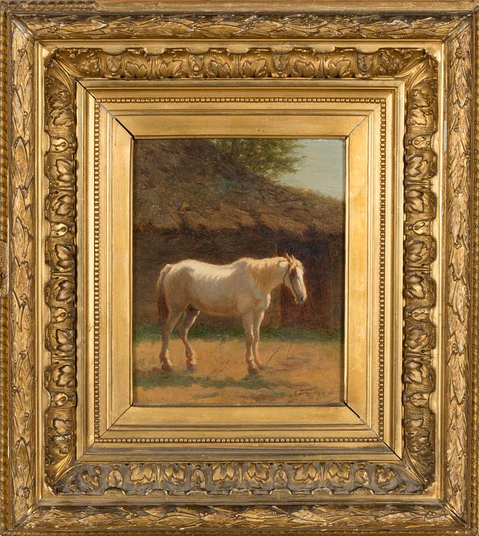 Charles Philogene Tschaggeny, White horse.