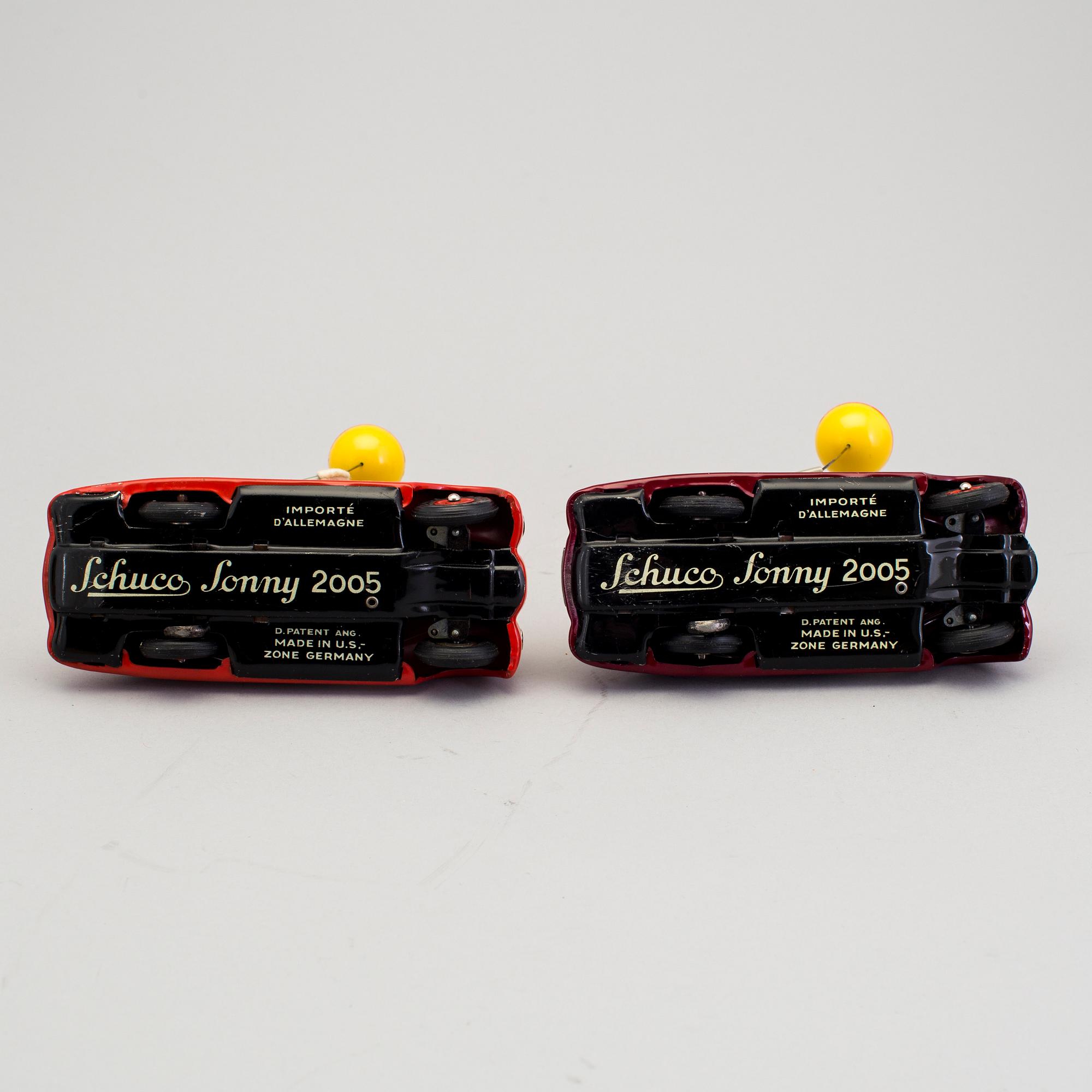 Two Schuco Sonny 2005 Germany ca 1950.