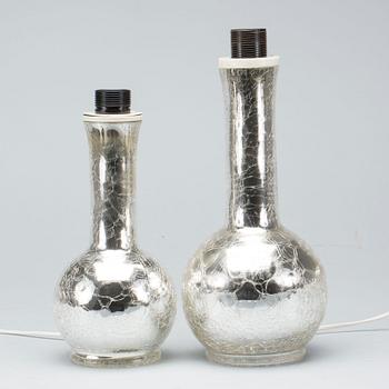 BORDSLAMPOR, 2 st, Luxus, 1960-tal.