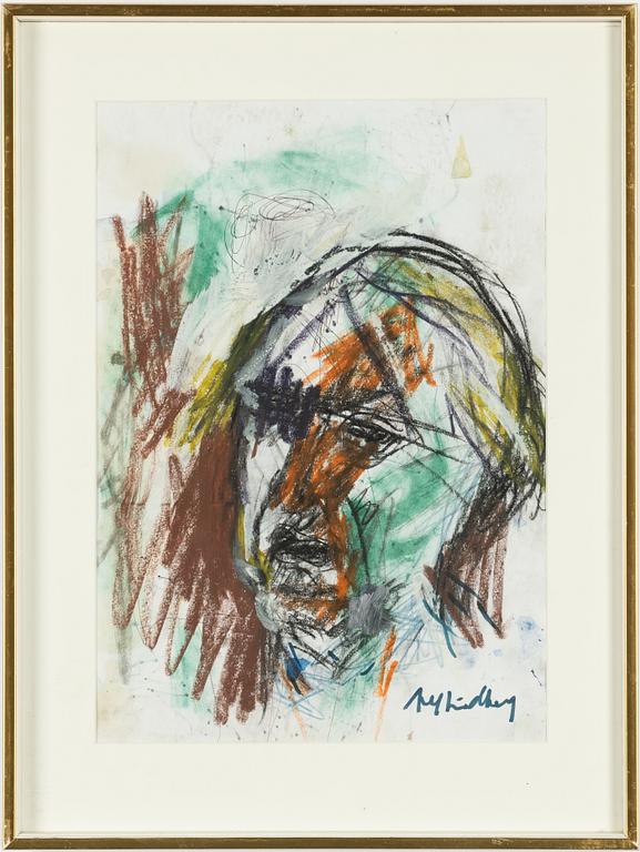 Alf Lindberg, Self-Portrait.