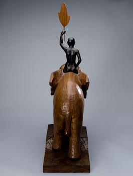 TAPIO WIRKKALA, SCULPTURE. Elefant. Signed TW. 1940s.