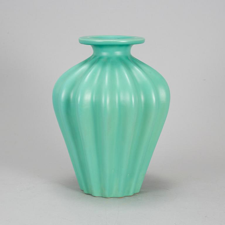 A 1930/40's faiance vase by Ewald Dahlskog, Bo Fajans.
