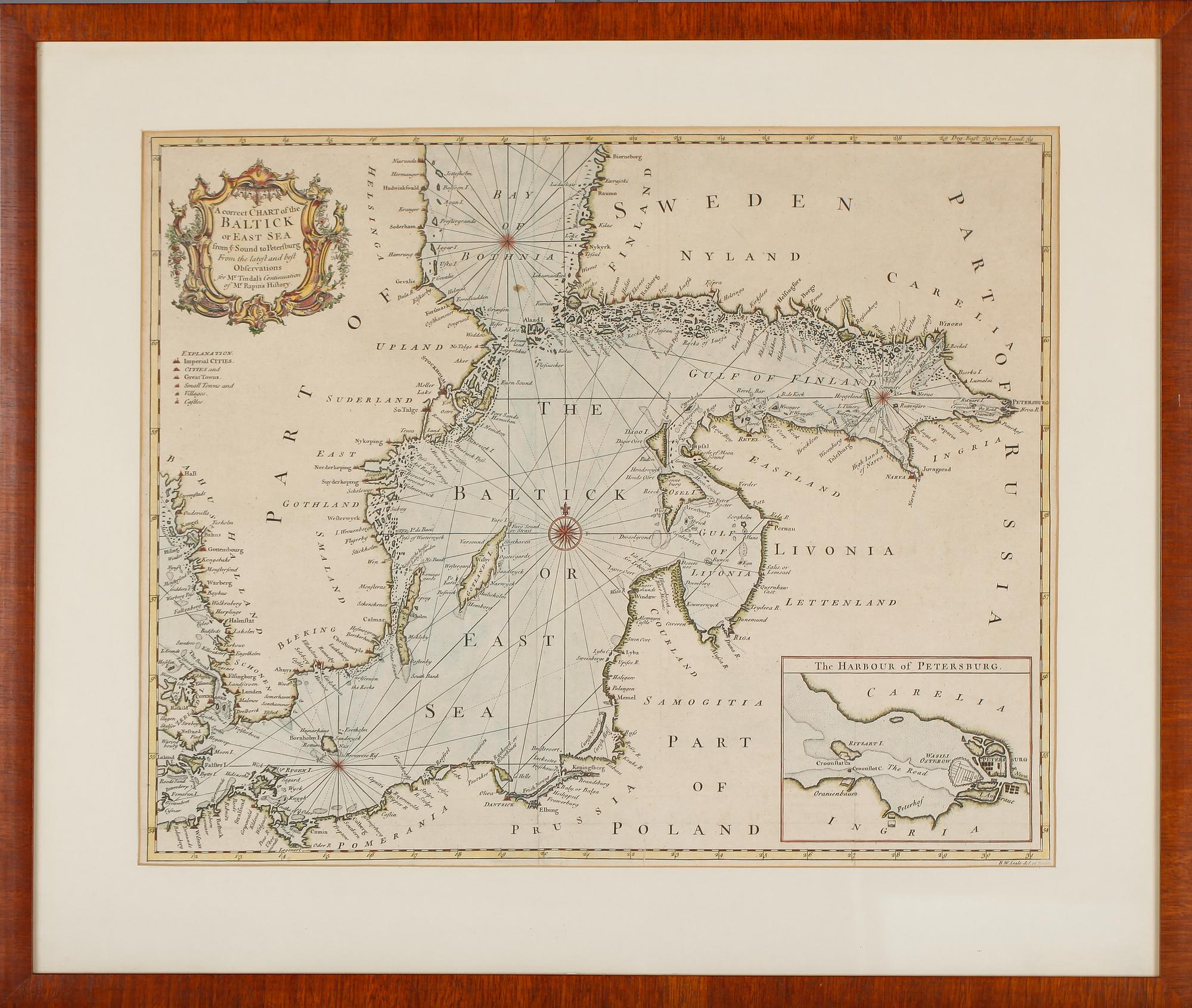 KARTA, kopparstick, troligen 1700-tal.