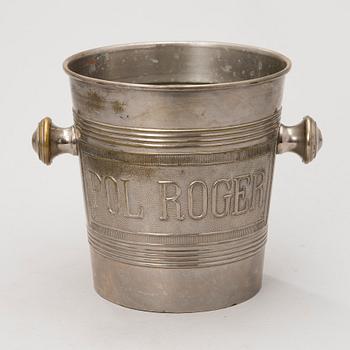 a Champagne cooler bucket for Pol Roger, France.