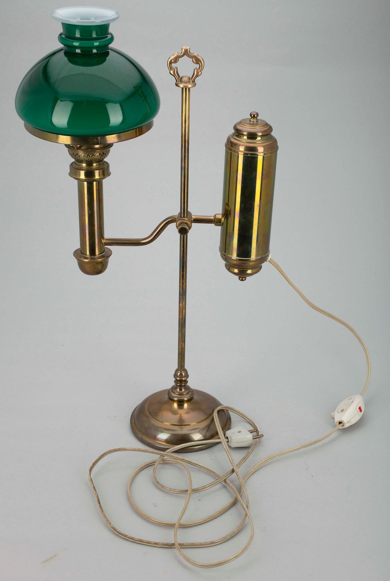 BORDSLAMPA, 1800-talets mitt.