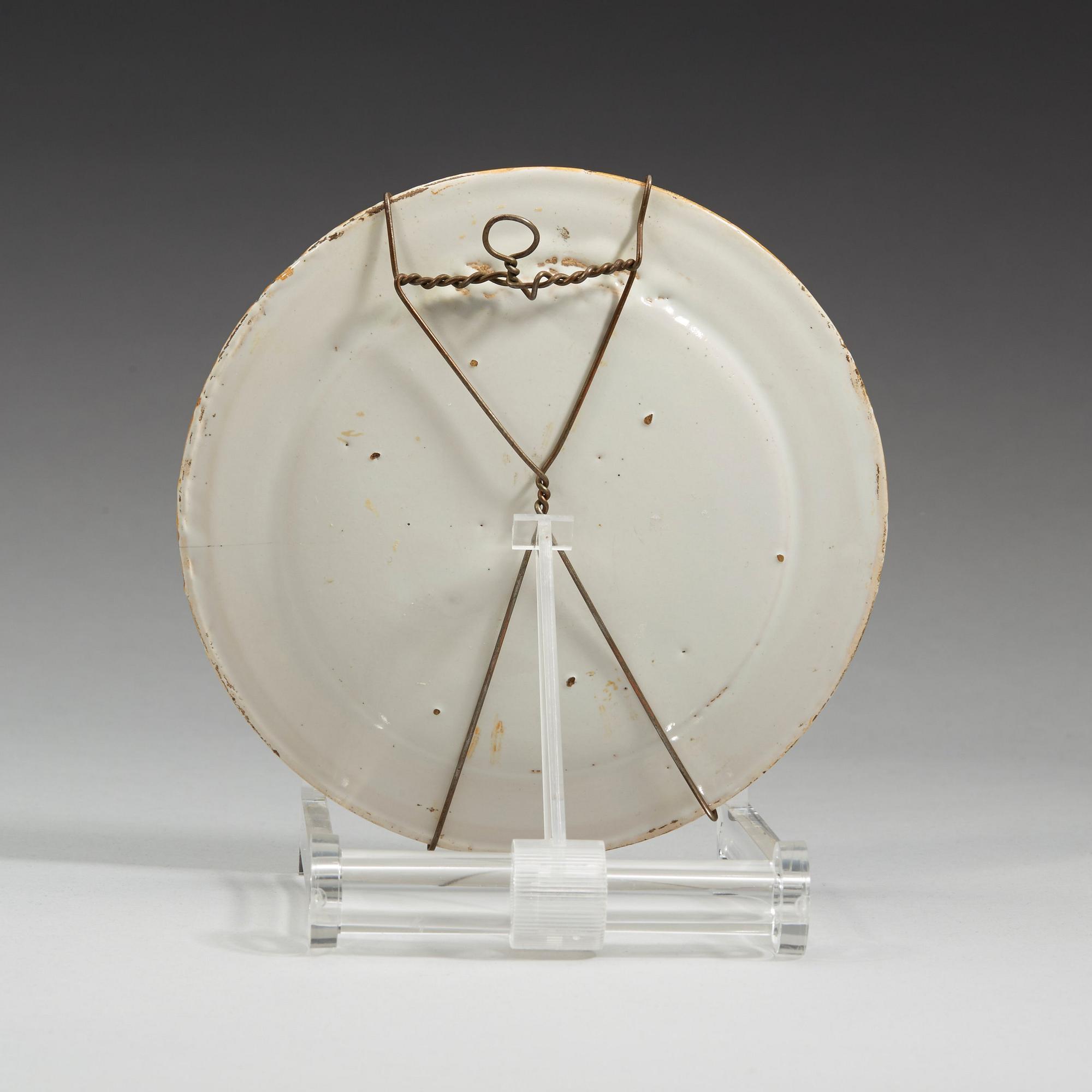An Italian Castelli dish, 18th Century.