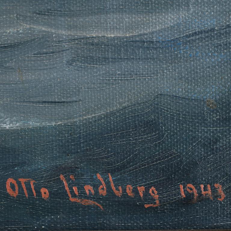 OTTO LINDBERG, olja på duk. Sign o dat 1943.