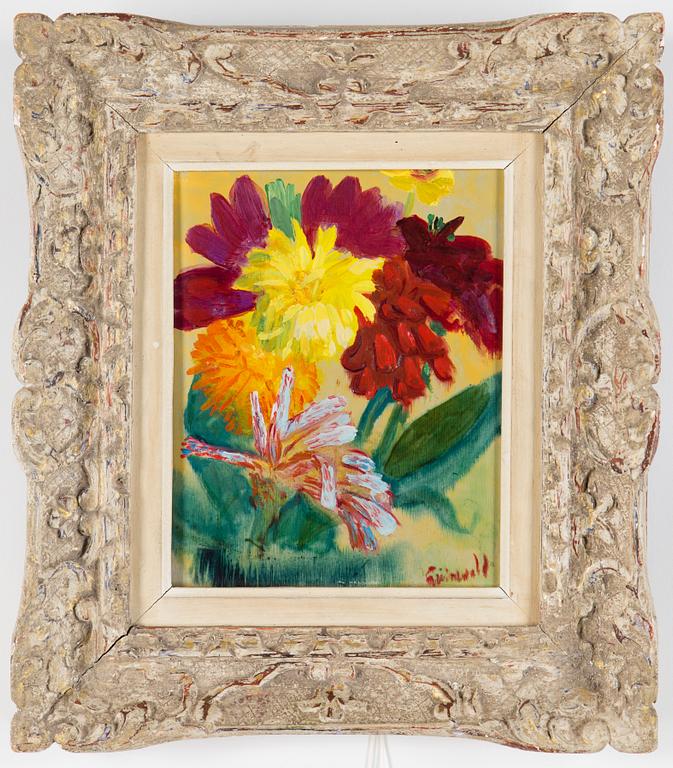 ISAAC GRÜNEWALD, oil on panel, signed.