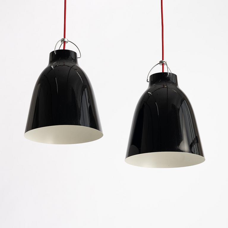 Cecilie Manz, Pendant lamps, a pair, Caravaggio P2, Lightyears, Denmark.
