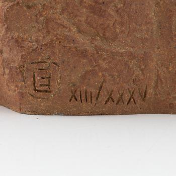 Liss Eriksson, a terracotta sculpture, signed and numbered XIII/XXXV.